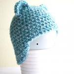 Bear Crochet Baby Hat